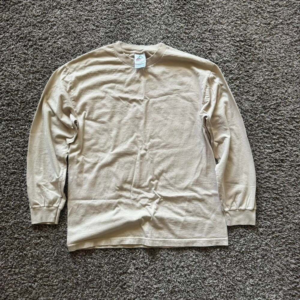 Alstyle Apparel & Activewear Vintage 90s Long Sleeve Blank Tee